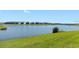 Picturesque lake view showcasing the tranquil waterfront and community homes beyond at 4903 Windermere Ave, Kissimmee, FL 34746
