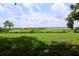 View of backyard and lake beyond a chain-link fence at 860 Oak Shore Dr, St Cloud, FL 34771