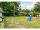 Large backyard with a shed, mature trees, and plenty of open space at 1640 Marks St, Kissimmee, FL 34746