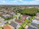 Aerial view of a home in a residential area surrounded by lush greenery and well-maintained lawns at 2912 Lazlo Ln, Orlando, FL 32837