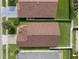 Aerial view of the home highlighting roof and yard at 2912 Lazlo Ln, Orlando, FL 32837
