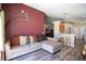 Bright living area with hardwood floors and an open layout at 3030 Eagle Crossing Dr, Kissimmee, FL 34746