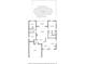 Detailed floor plan showcases open-concept living area with primary suite and attached garage at 906 Berwick Dr, Davenport, FL 33897