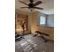 Exercise area with elliptical machine and workout bench creating an ideal space for fitness and wellness activities at 11922 Ottawa Ave, Orlando, FL 32837