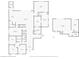 Detailed floor plan showing the layout of the home, including bedrooms, bathrooms, kitchen, and living areas at 13809 Abberwick Dr, Orlando, FL 32832