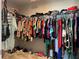 A spacious closet provides ample storage for clothing and accessories at 1896 Basenji Dr, Lake Alfred, FL 33850