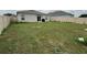 Spacious backyard featuring lush grass and a view of the home at 3476 Yarian Dr, Haines City, FL 33844