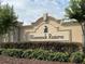 Attractive entrance sign for Hammock Reserve community in a landscaped setting at 3476 Yarian Dr, Haines City, FL 33844