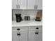 Kitchen with quartz counters, subway tile backsplash, and modern appliances at 426 Cardinal Ct, Kissimmee, FL 34759