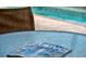 Outdoor seating and pool in background at 737 Oxford Dr, Davenport, FL 33897