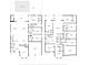 Annotated floor plan showcasing dimensions and layout of the two-story home at 7616 Brookhurst Ln, Kissimmee, FL 34747