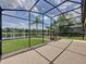 Lanai offers great views of backyard, lake, and green lawn, perfect for relaxing and entertaining at 9824 Secret Cove Ln, Orlando, FL 32832