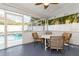 Screened-in patio with outdoor seating, providing a relaxed place for dining and overlooking the pool area at 2926 Dickens Cir, Kissimmee, FL 34747