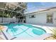 Beautiful pool and spa with screened enclosure, perfect for enjoying a swim or relaxing in the sun at 2926 Dickens Cir, Kissimmee, FL 34747
