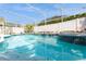 Sparkling pool and spa with a screened enclosure, offering a refreshing and private backyard oasis at 2926 Dickens Cir, Kissimmee, FL 34747