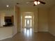 Spacious living room features tile floors and an open floor plan at 3074 Bay Laurel N Cir, Kissimmee, FL 34744