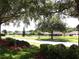 View of neighborhood street with mature trees and well-maintained landscaping at 3074 Bay Laurel N Cir, Kissimmee, FL 34744