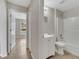 Bathroom with shower-tub combo and single sink vanity at 3274 Hunters Chase Loop, Kissimmee, FL 34743