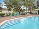 Relaxing community pool area with lounge chairs and tables, perfect for enjoying the Florida sunshine at 3603 Sanctuary Dr, St Cloud, FL 34769