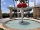 A unique mushroom-shaped splash pad feature offers a playful and refreshing experience for community members at 4109 Vessel Ct, Kissimmee, FL 34746