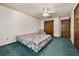 Bedroom with carpet flooring and a closet at 4307 Oak Ct, St Cloud, FL 34769