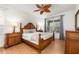 Inviting bedroom featuring detailed wooden furniture, creating a relaxing and inviting atmosphere at 4697 Golden Beach Ct, Kissimmee, FL 34746