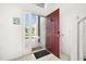 Inviting front door with digital lock and a welcoming entrance at 4697 Golden Beach Ct, Kissimmee, FL 34746