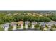 Street view of a well-maintained residential area, featuring neat lawns, mature trees, and attractive homes at 4697 Golden Beach Ct, Kissimmee, FL 34746