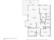 Detailed floor plan showcasing the layout with dimensions for the living spaces at 920 Spring Park St # 301, Celebration, FL 34747
