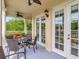 Inviting balcony with outdoor seating and fan perfect for relaxing at 920 Spring Park St # 301, Celebration, FL 34747