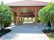 Spacious covered pavilion with picnic tables, perfect for outdoor gatherings and relaxation at 920 Spring Park St # 301, Celebration, FL 34747