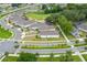 Drone shot showing home's location in a beautiful community with golf course at 1598 Whitewood Ct, Kissimmee, FL 34747