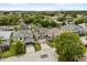 Aerial view of a residential neighborhood with mature trees and well-maintained homes at 1704 Pine Ridge Dr, Davenport, FL 33896