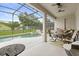Screened-in pool with a hot tub and an outdoor seating area, perfect for relaxation at 1704 Pine Ridge Dr, Davenport, FL 33896