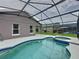 Relaxing screened-in pool and spa with ample patio space, perfect for entertaining friends and Gathering at 350 Scrub Jay Way, Davenport, FL 33896