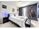 Themed bedroom with a comfortable bed, Star Wars decorations, and ambient lighting at 3878 Lana Ave, Davenport, FL 33897