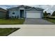 Charming single-story home with a well-manicured lawn and a two-car garage at 522 Feltrim Manor Rd, Haines City, FL 33844