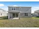 The backyard features a covered patio and lush green lawn, offering ample space for outdoor activities at 540 Summit River Dr, Apopka, FL 32712