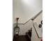 Stairway with modern handrail, leading to the upper levels of the home at 5930 Tivoli Gardens Blvd, Orlando, FL 32829