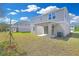 View of the back of the home featuring a patio and a large grassy backyard at 665 Summit River Dr, Apopka, FL 32712