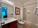 Well-maintained bathroom featuring a shower and tub combo and modern fixtures at 1106 Gran Bahama Blvd # 1106, Davenport, FL 33897