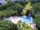Aerial view of the colorful splash pad where can have fun and cool off during the summer at 1106 Gran Bahama Blvd # 1106, Davenport, FL 33897