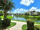 Beautiful community with lush landscaping, a tranquil pond and well-maintained condo buildings at 1325 Lake Shadow Cir # 12205, Maitland, FL 32751