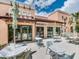 Exterior of a coffee shop with outdoor seating, perfect for enjoying a beverage in a relaxed setting at 1810 Caribbean View Ter, Kissimmee, FL 34747