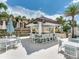 Outdoor pool bar featuring ample seating and a relaxing ambiance, perfect for socializing at 1810 Caribbean View Ter, Kissimmee, FL 34747