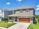 Charming two-story home featuring a well-manicured lawn and a two-car garage, perfect for suburban living at 1856 Castleton Dr, St Cloud, FL 34771