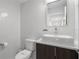 Modern bathroom featuring a vessel sink, marble accents, and a clean design at 2561 Montego Bay Blvd, Kissimmee, FL 34746