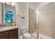 This bathroom has a walk-in shower and single sink at 331 Pendant Ct, Kissimmee, FL 34747