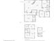 Detailed floor plan showcasing layout of main house and detached guest houses with dimensions at 4410 Mildred Bass Rd, St Cloud, FL 34772