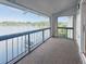 Screened in balcony offering stunning views of the lake at 626 Orange Dr # 243, Altamonte Springs, FL 32701